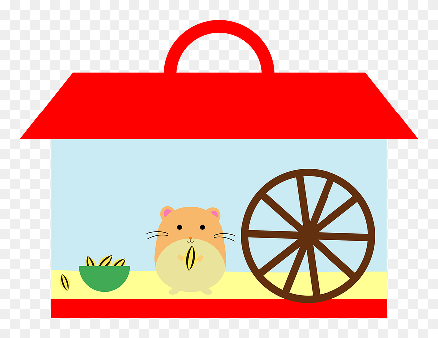 Hamster Animal Clipart - Atwood Machine At Air Table - Png Download