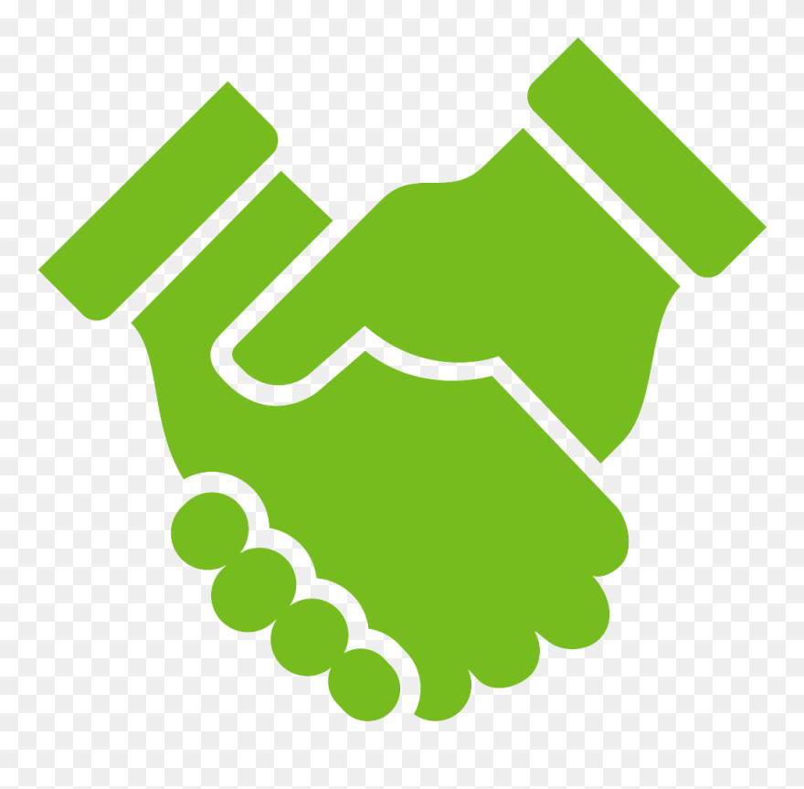 Shaking Hands Icon Representing Respect - Shake Hands Icons Transparent Clipart