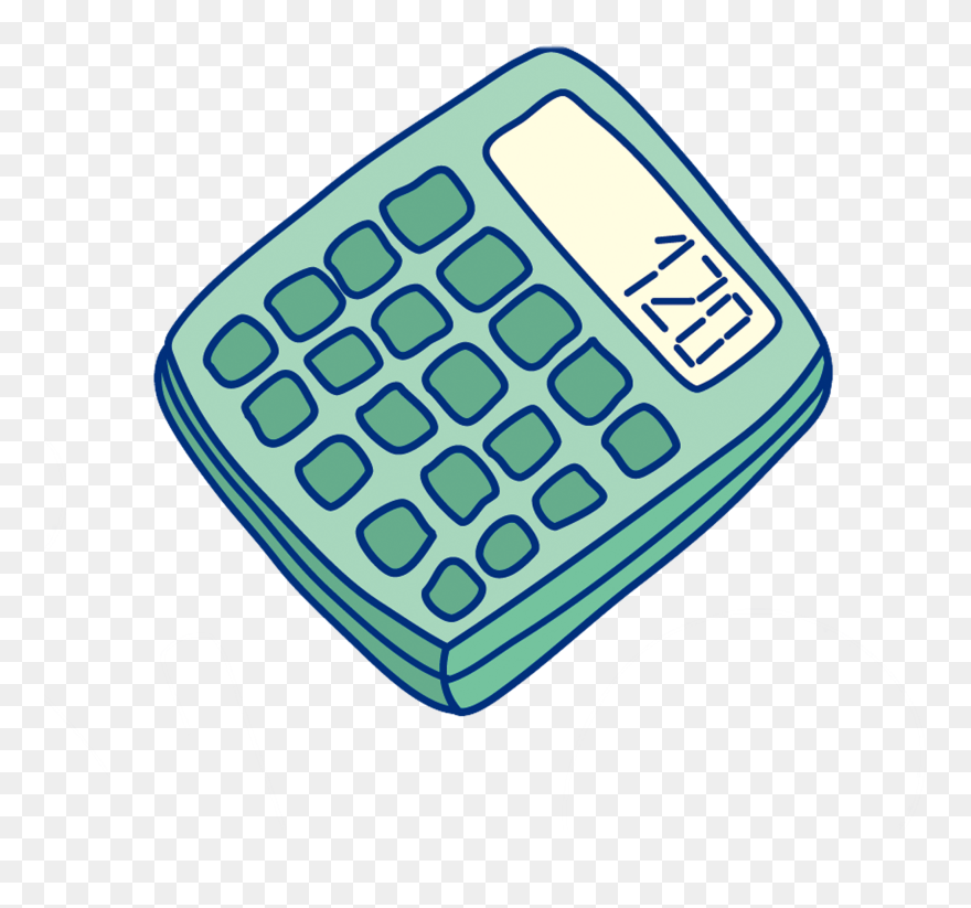 Calculator Clipart Transparent Background - Png Download