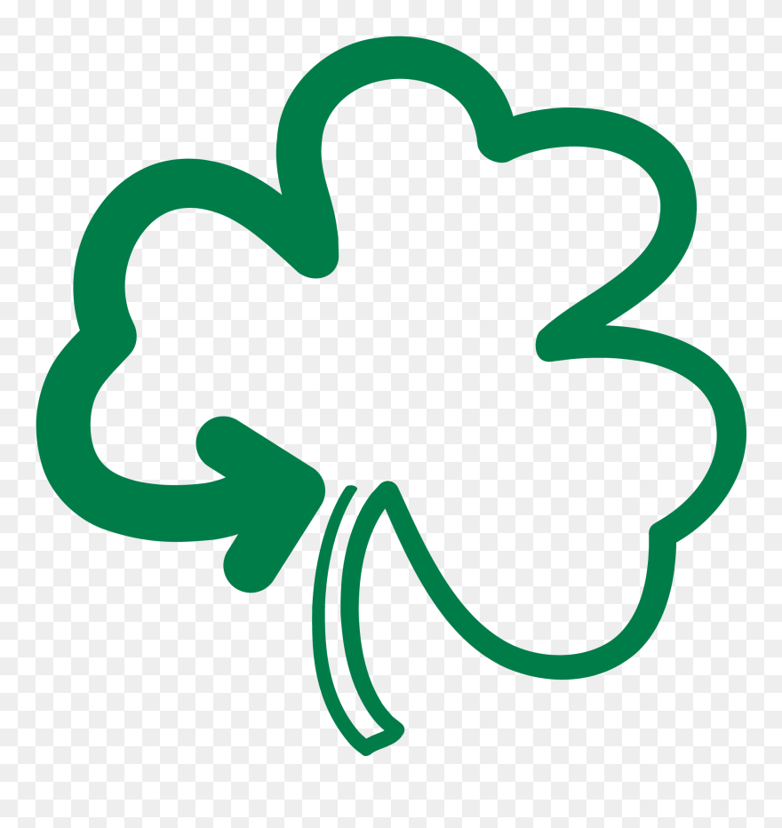 Shamrock Icon For Facebook - Shamrock Notre Dame Transparent Background Clipart