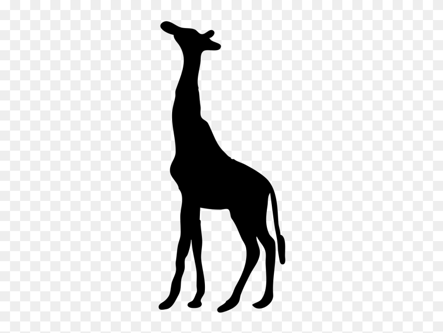 Contour Chipmunk Png Images - Giraffe Silhouette Clipart