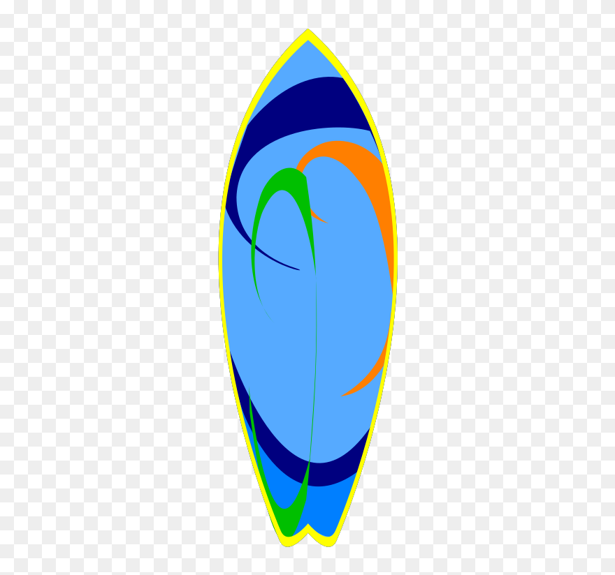 Surfboard Svg Clip Arts - Graphic Design - Png Download