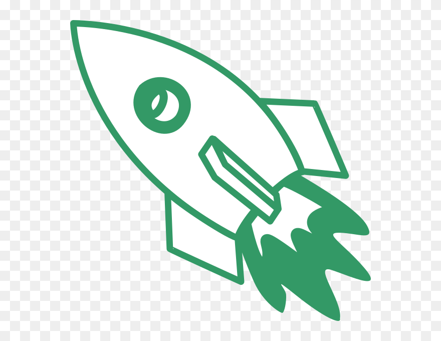 Rocket Ship Coloring Page Clipart