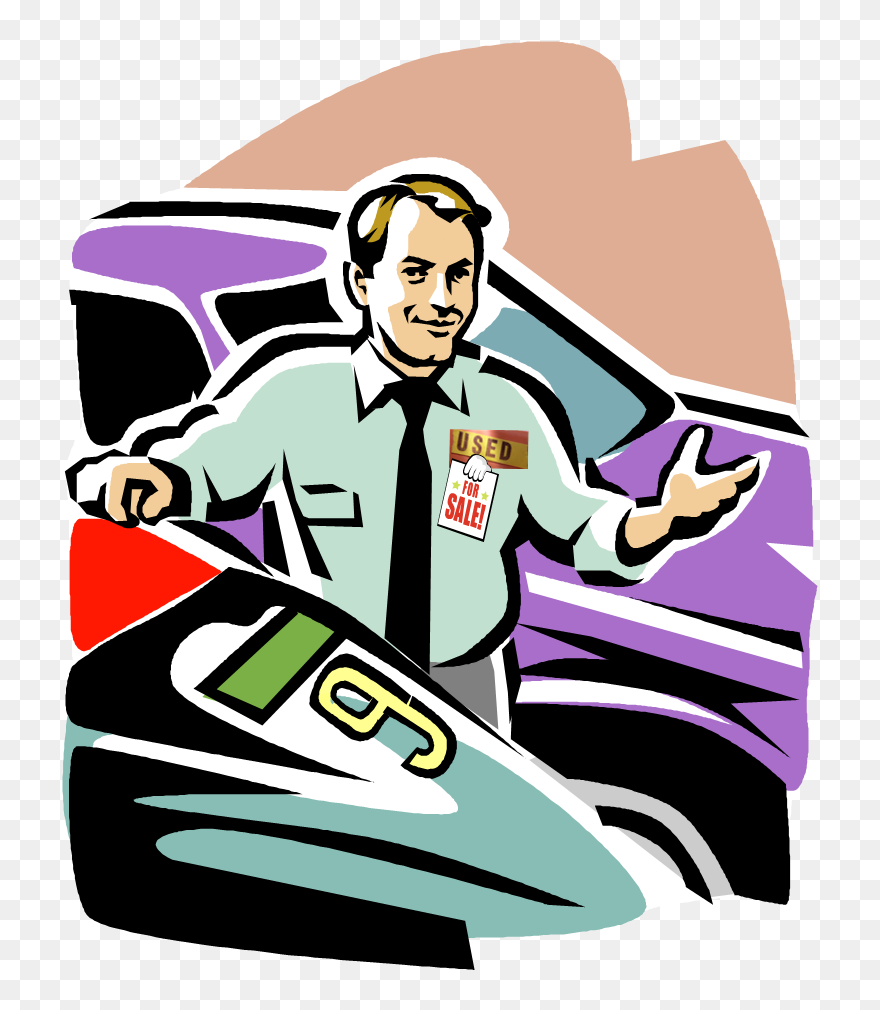 Preowned Car Salesman - Car Salesman Clipart Png Transparent Png