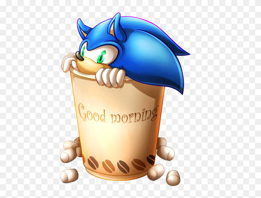 Morning Clipart Thank You - Sonic The Hedgehog Good Morning - Png Download