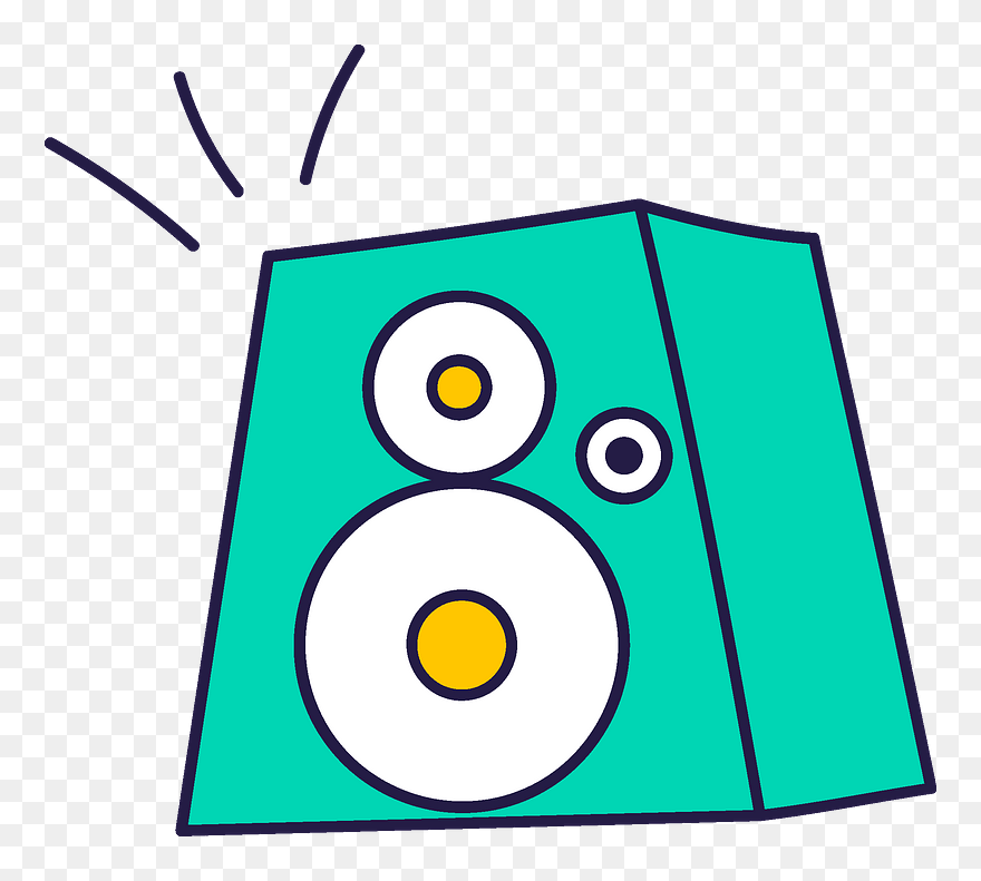 Speaker Clipart - Circle - Png Download