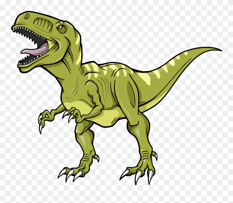 Transparent Long Neck Dinosaur Clipart - T Rex Dinosaur Clipart - Png Download