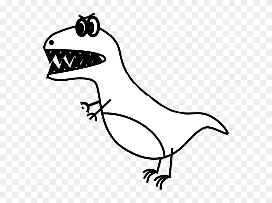 Easy To Draw Tyrannosaurus Rex Clipart