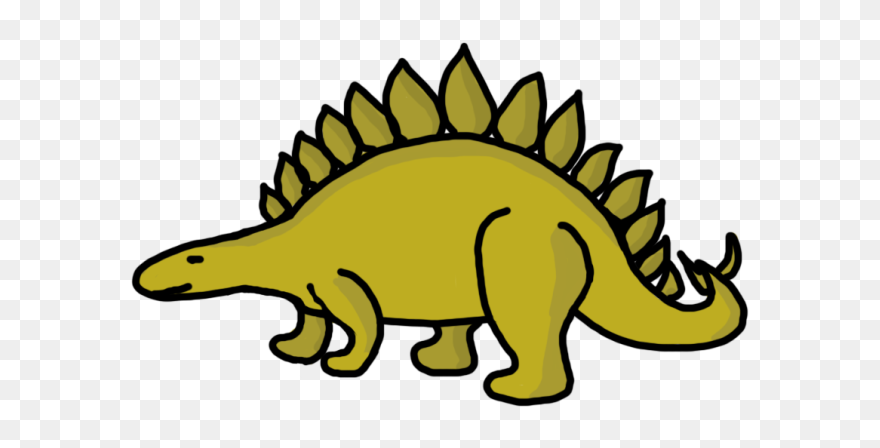 Triceratops Dinosaur Stegosaurus Clip Art - Stegosaurus Clipart - Png Download