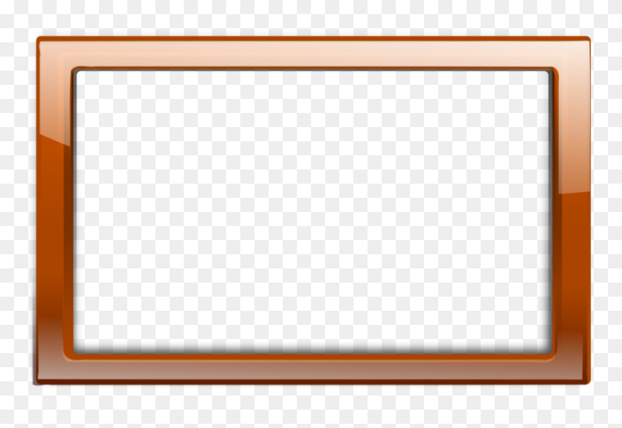 Gold Frame Clip Art Free Clipart Images - Orange Frame - Png Download