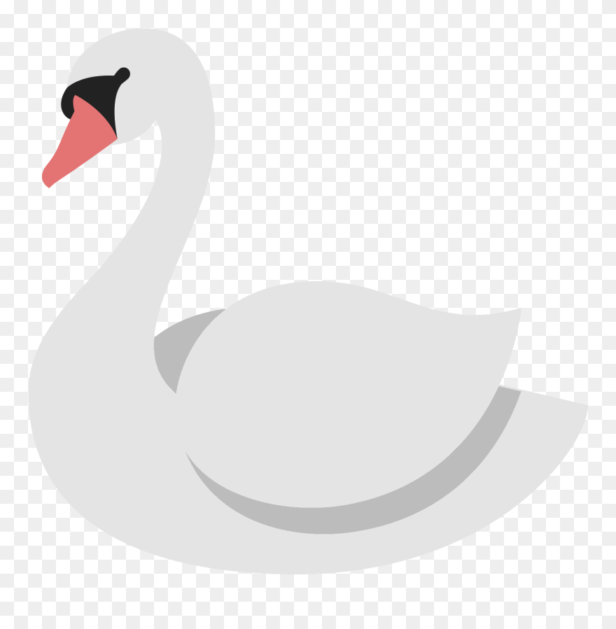 Fur Vector Swan Feather Swan- - Swan Icon Png Clipart