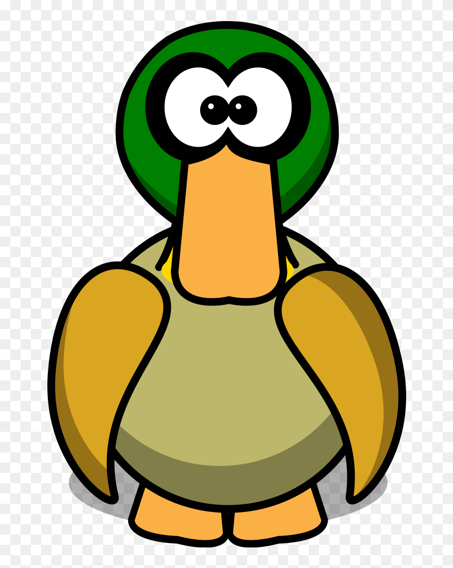 Duck Cartoon Large Pick Svg Clip Arts - Cute Cartoon Clipart Animals - Png Download