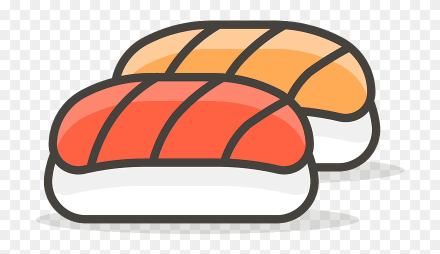 Sushi Emoji Clipart - Icon - Png Download