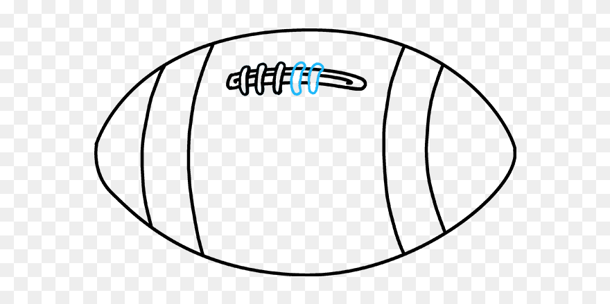 Drawing Football - Simple Drawing Of A Football Clipart