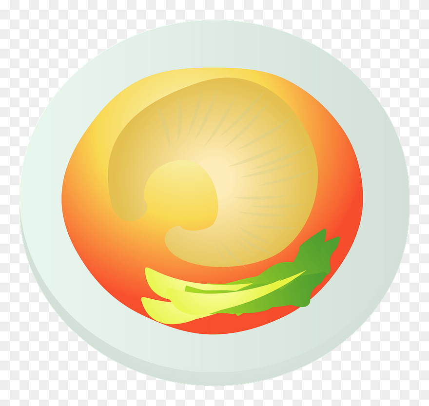 Shark Fin Soup Food Clipart - Circle - Png Download