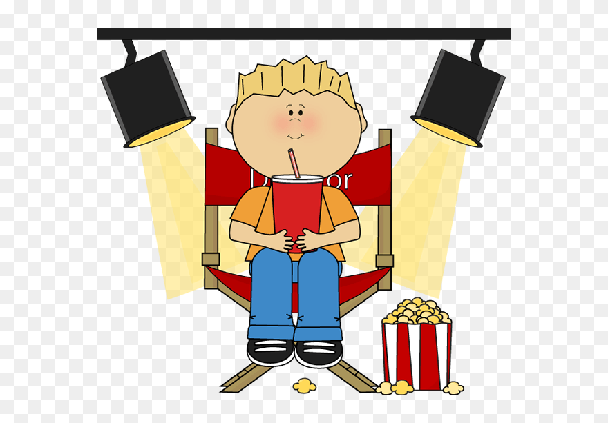 Movie Clip Art - Movie Directors Chairs Clipart - Png Download