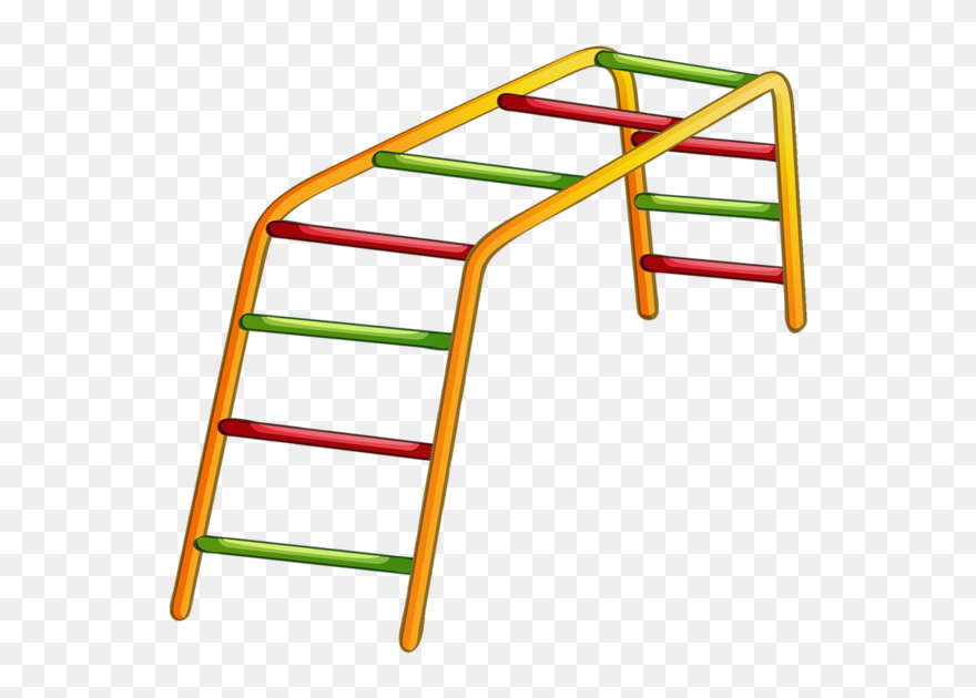 2 Спортивно-игровая Площадка - Transparent Monkey Bars Clipart - Png Download