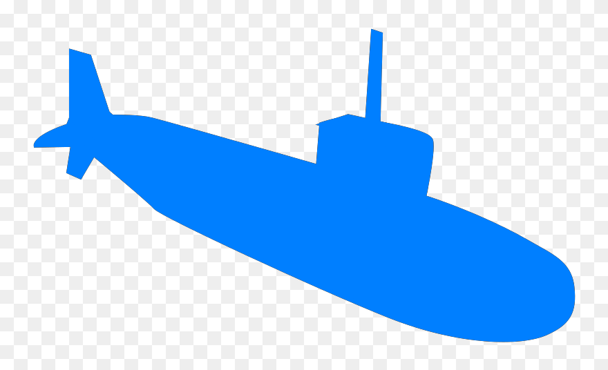 Submarine Svg Clip Arts - Portable Network Graphics - Png Download