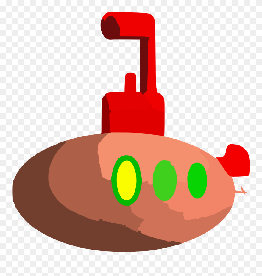 Gambar Animasi Kapal Selam Clipart