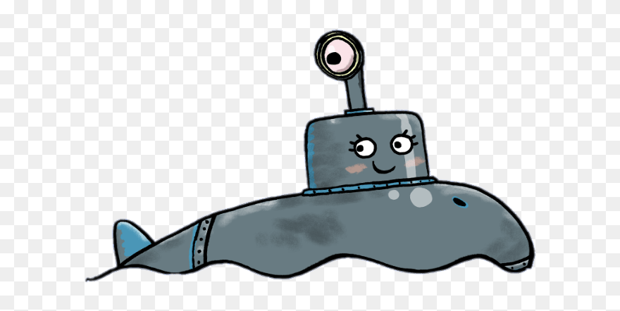 Toot Character Sasha The Submarine - Submarine Toot Tiny Tugboat Clipart