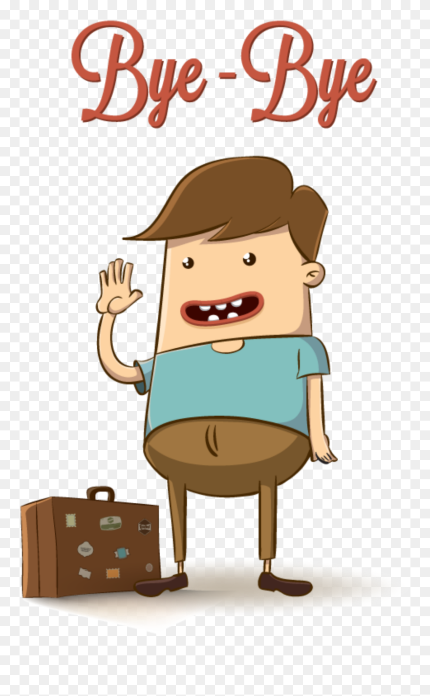 #ftestickers #clipart #text #byebye #goodbye #cute - Greetings To Say Goodbye - Png Download