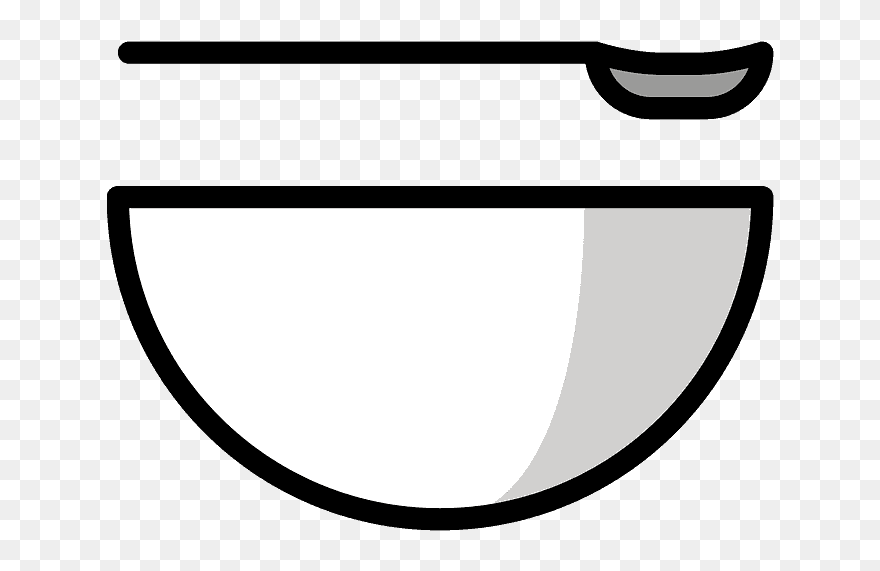Bowl With Spoon Emoji Clipart - Png Download
