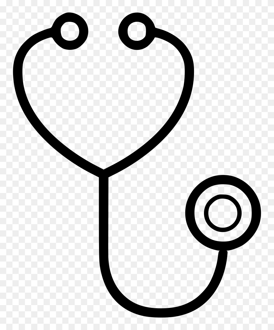 Ekg Drawing Stethoscope - Easy Drawings Of A Stethoscope Clipart