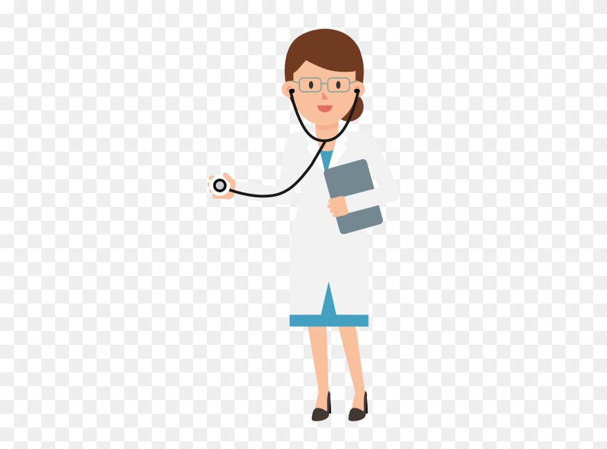 Transparent Stethoscope Animated - Doctor Thumbs Up Cartoon Clipart