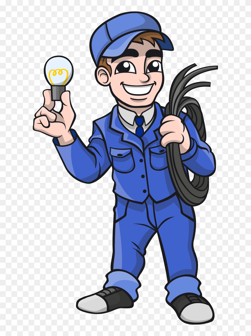 Electrical Engineer Clipart - Electrician Transparent - Png Download