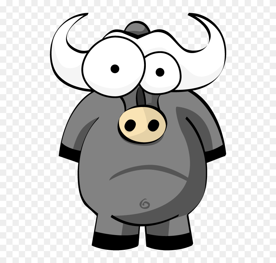 Buffalo Transparent Cartoon - Cartoon Water Buffalo Clipart