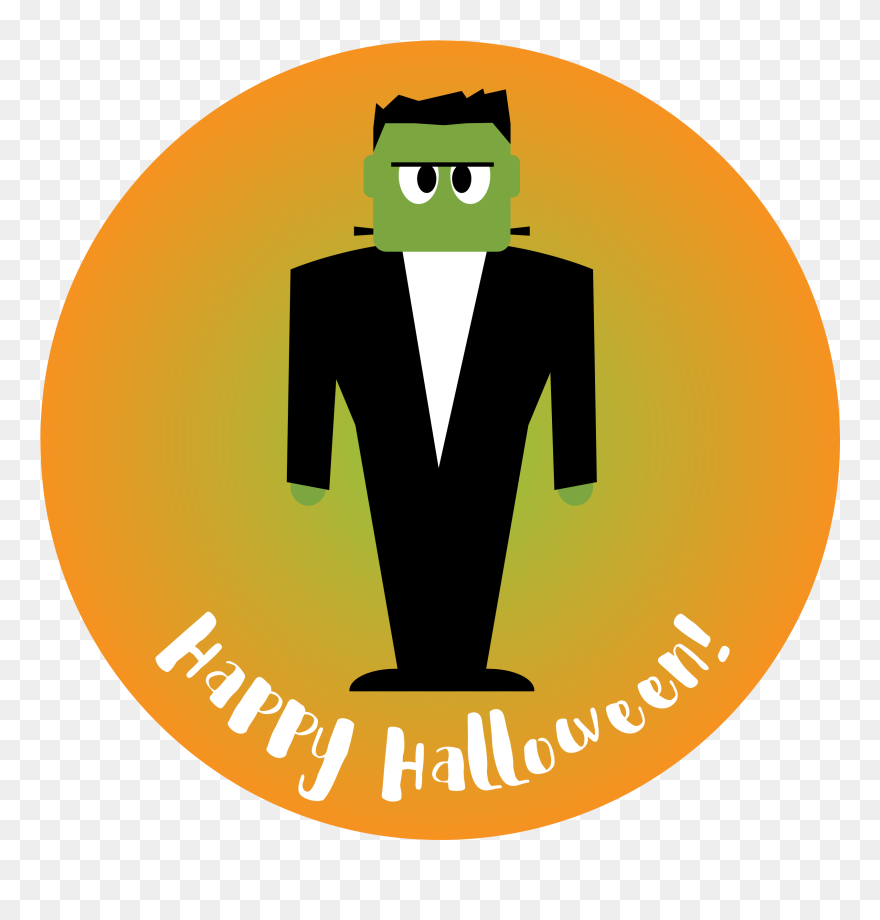 Frankenstein Transparent Yellow - Illustration Clipart