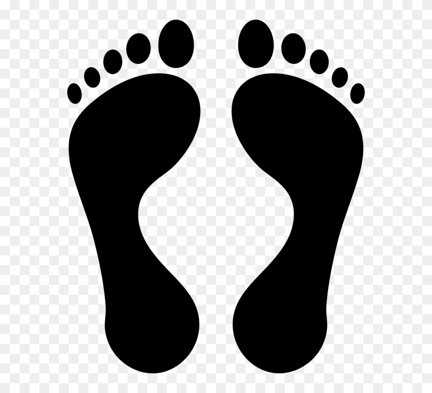 Feet Png - Left And Right Foot Clipart