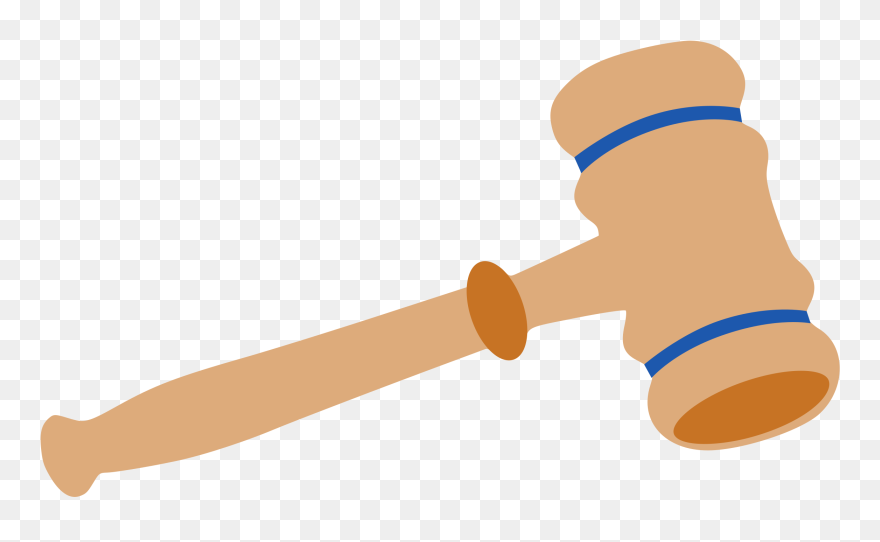 Gavel Transparent & Png Clipart Free Download - Gavel Clipart Png