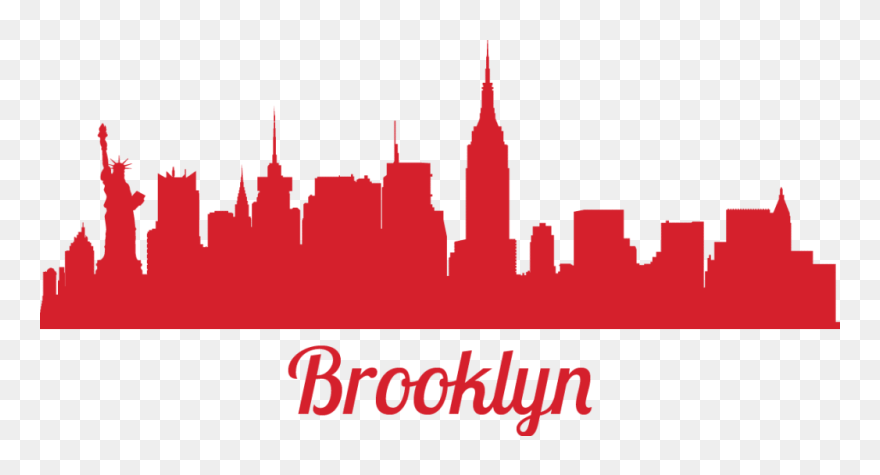 New York City Skyline Wall Decal Sticker - Lego Central Perk Display Case Clipart