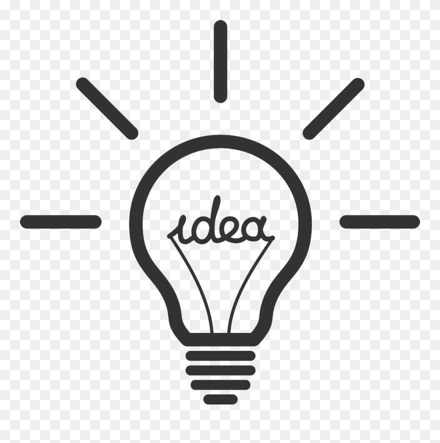 Incandescent Light Bulb Idea Clip Art - Idea Light Bulb Png Transparent Png
