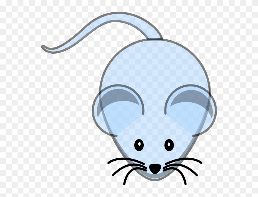 Pink Mouse Cartoon Clipart
