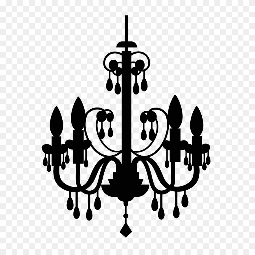 Chandelier Clip Art - Transparent Background Chandelier Clipart - Png Download