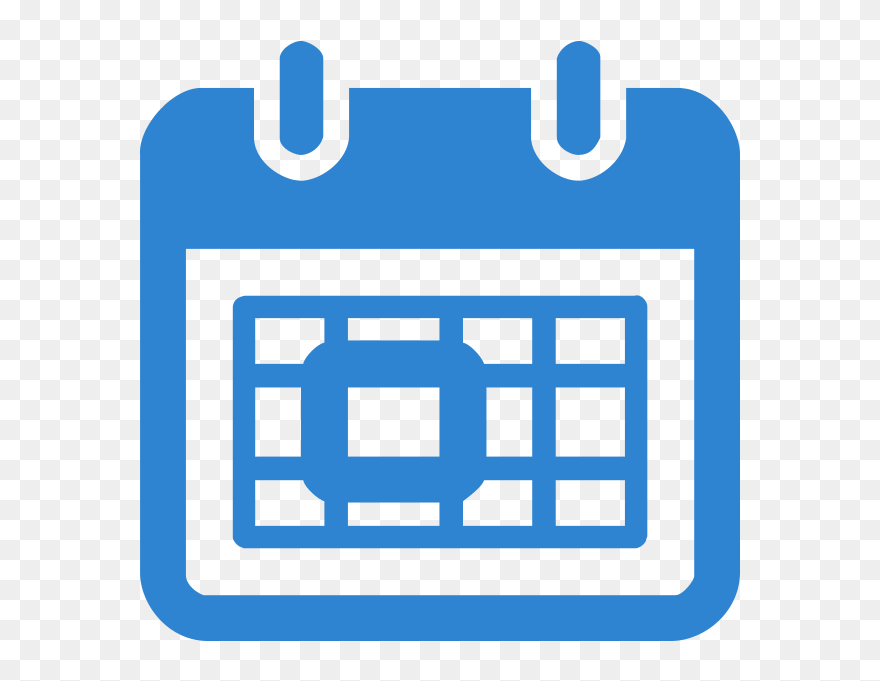Scale Gymnastics - Black Calendar Icon Png Clipart