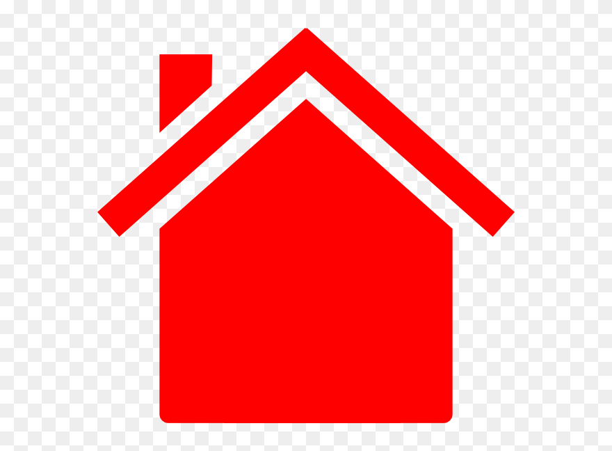 House Outline Clipart Red - Transparent Background Green House Icon - Png Download