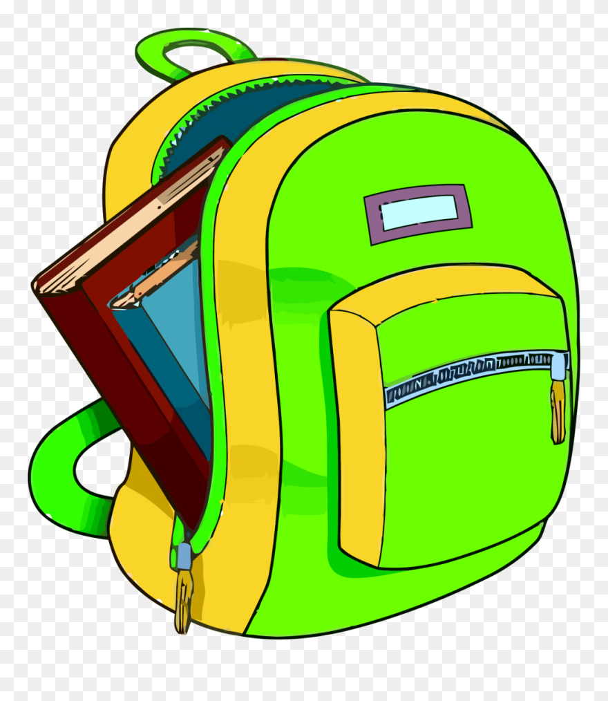 Pack Backpack Clipart - Png Download