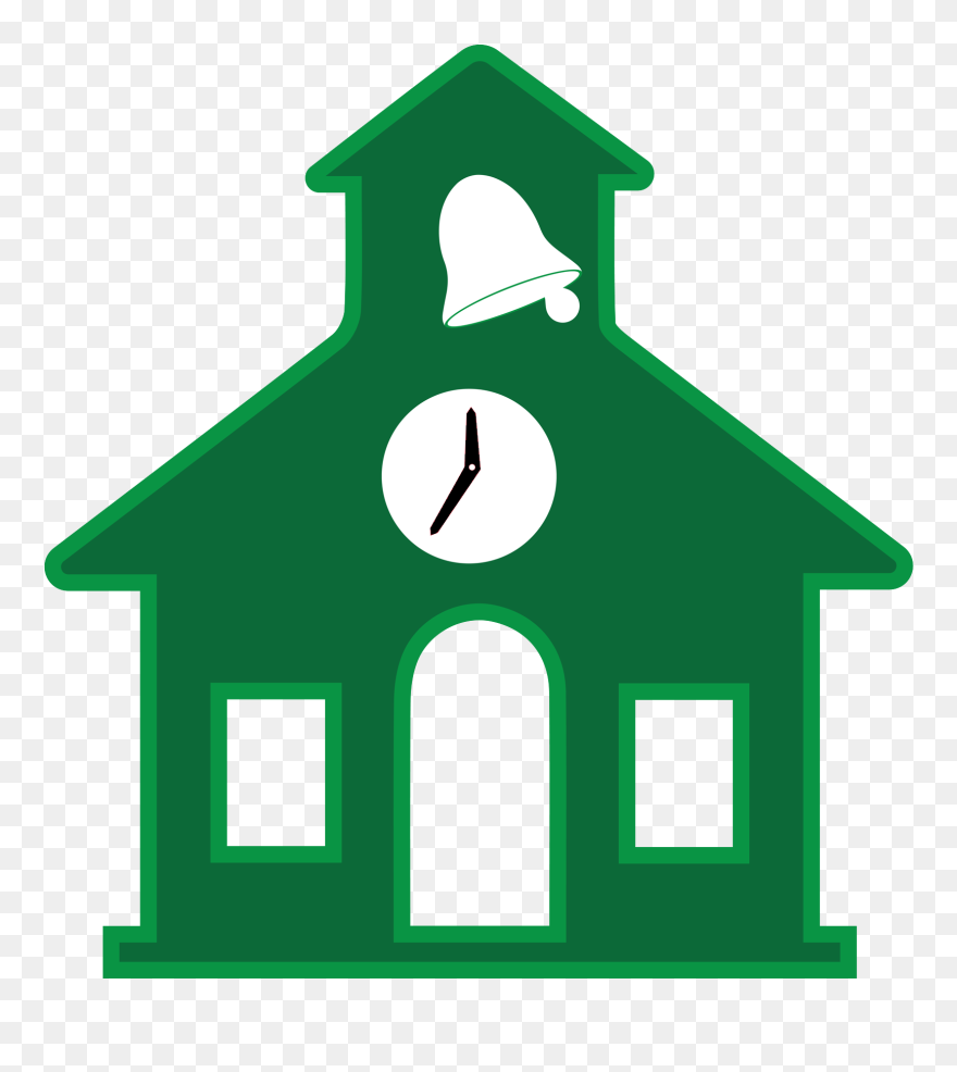 Transparent School House Clipart - Schoolhouse Graphic - Png Download