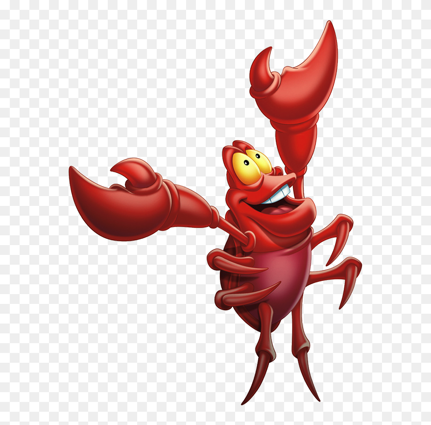 Transparent Lobster Clipart - Little Mermaid Sebastian Clipart - Png Download