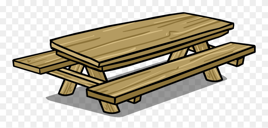 Picnic Clipart Picnic Table - Picnic Table Clipart Transparent - Png Download