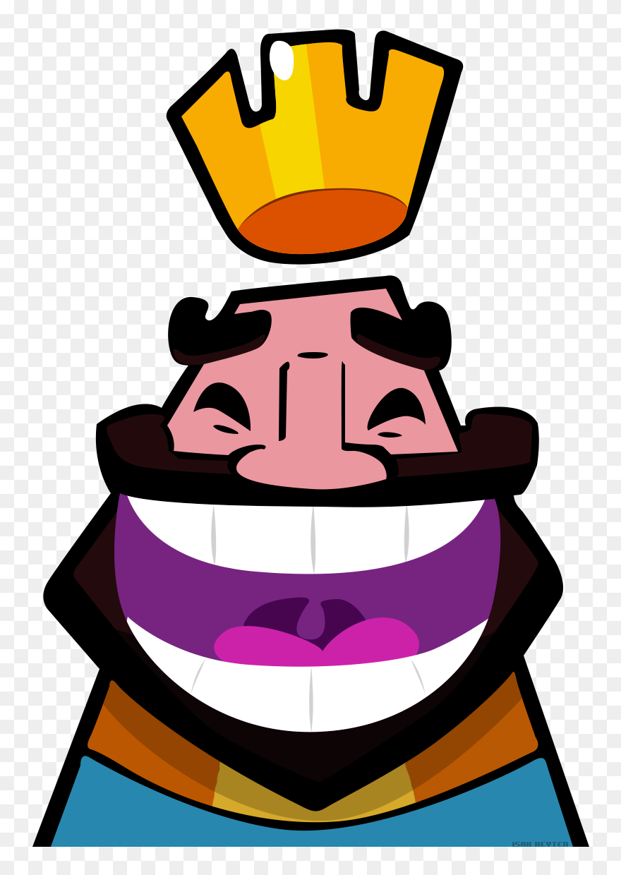 Character Clipart Clash Royale - Clash Royale Laughing Emote - Png Download