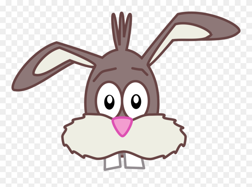 Transparent Cougar Clip Art - Rabbit With Buck Teeth - Png Download