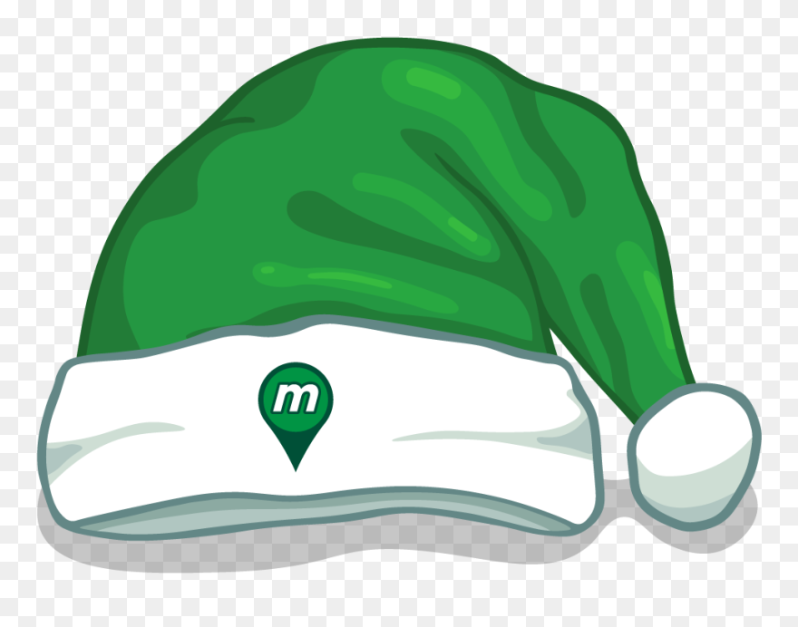 Transparent Santa Hat Clip Art - Cartoon Transparent Christmas Hat Png