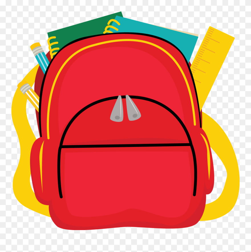 Clipart School Bag Png Transparent Png