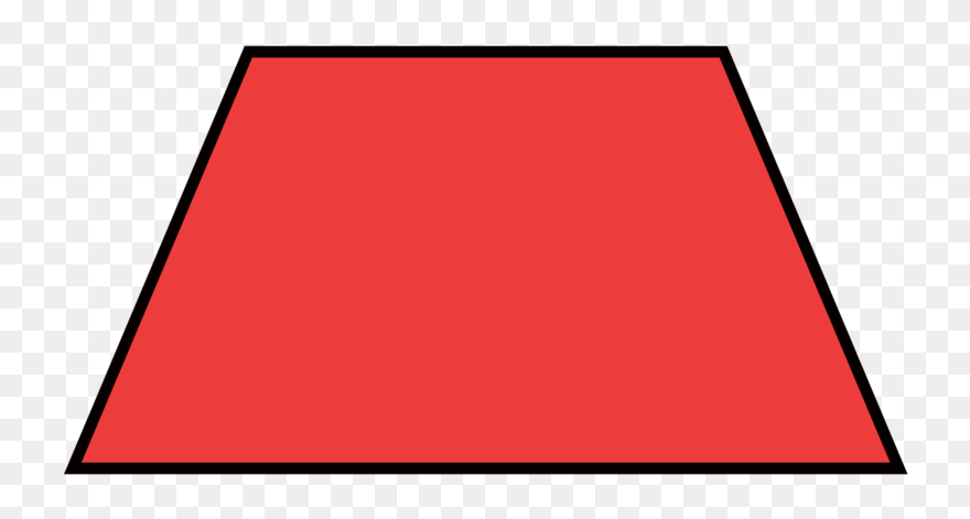 Shapes Clipart Quadrilateral - Trapezoid Clipart - Png Download