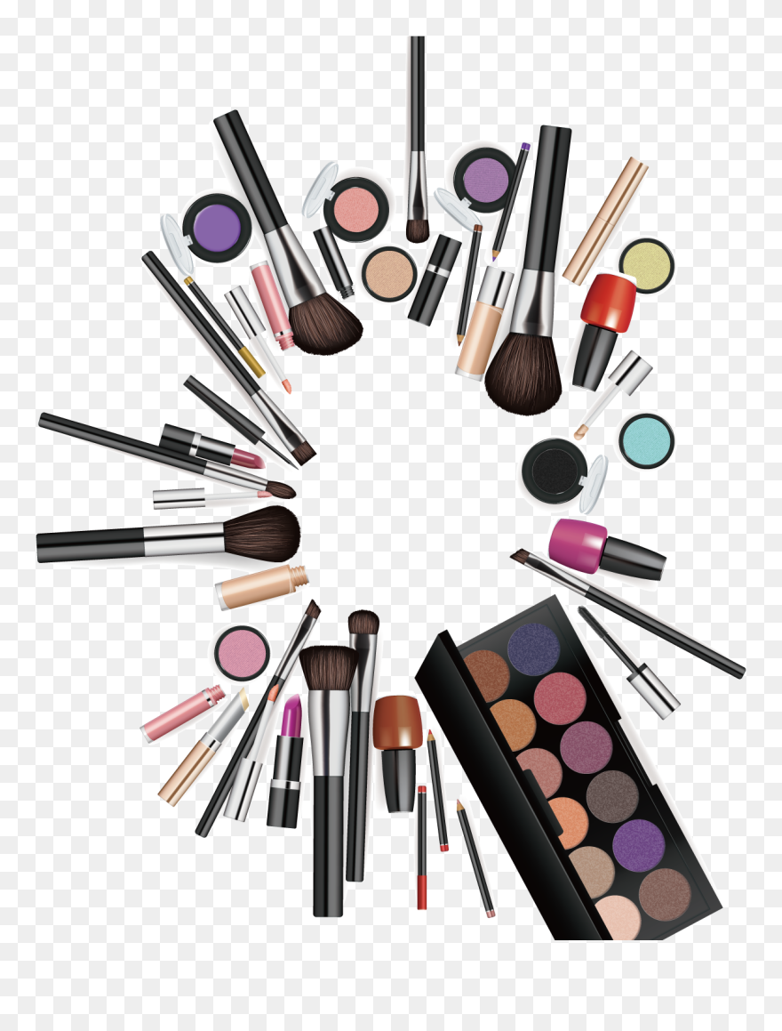 Cosmetics Makeup Brush Make-up - Transparent Makeup Clipart Png