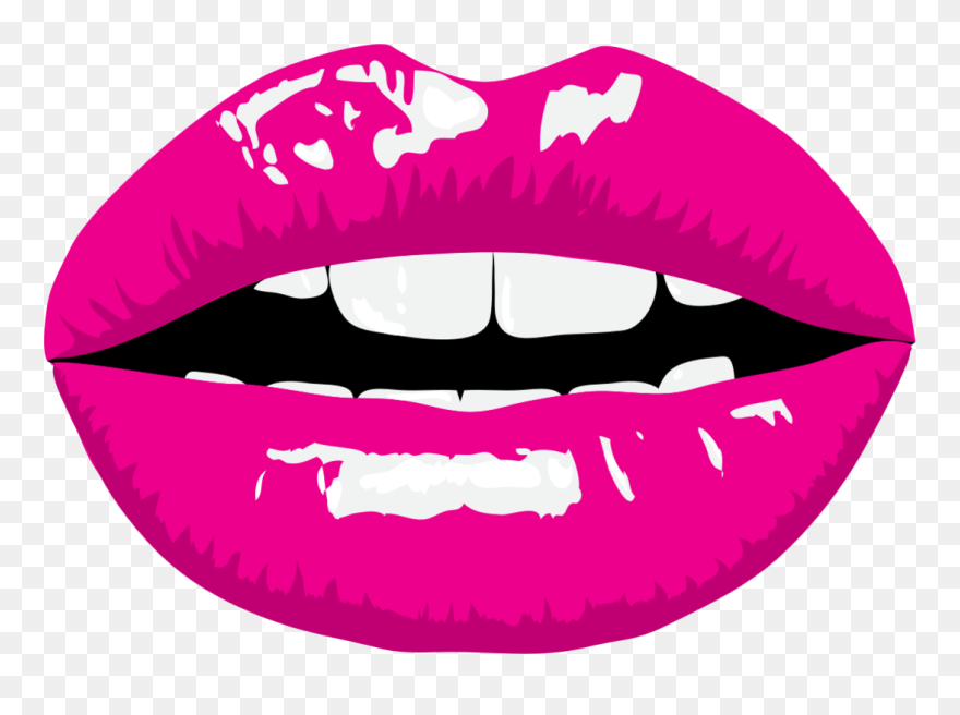Mouth Lipstick Makeup - Pink Lips Clipart Png Transparent Png